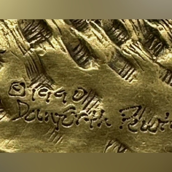 Pewter Basket Brooch by Danforth of Middlebury, Vermont, Pewterers - Picture 8 of 10